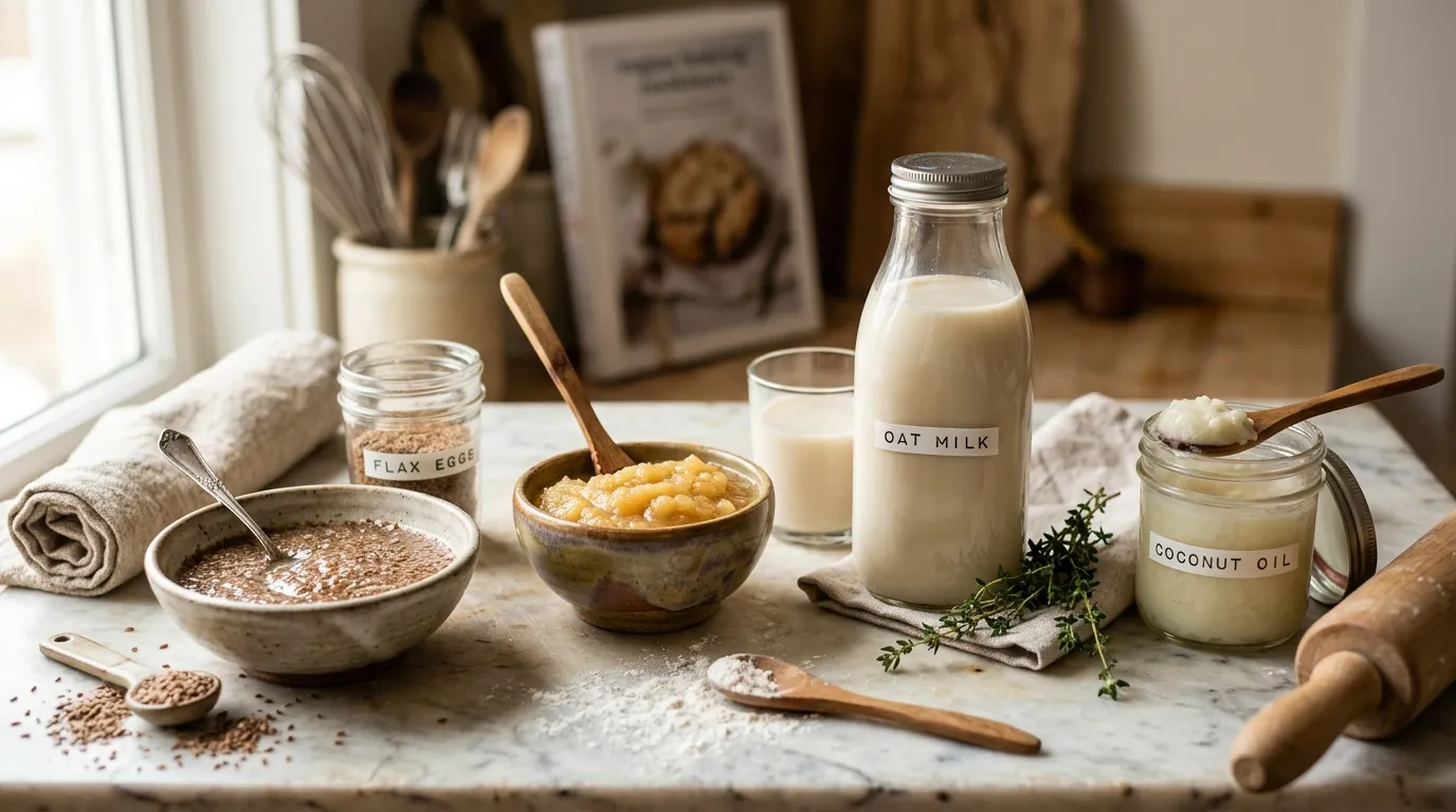 Substituts véganes pour la pâtisserie